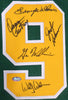 1978-79 NBA Champions Seattle Supersonics Multi Signed Autographed Green Jersey With 9 Signatures Including Fred Brown & Lenny Wilkens MCS Holo Stock #145849