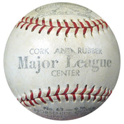 Hank Aaron Autographed Baseball Atlanta Braves Vintage Signature Beckett BAS #A04762