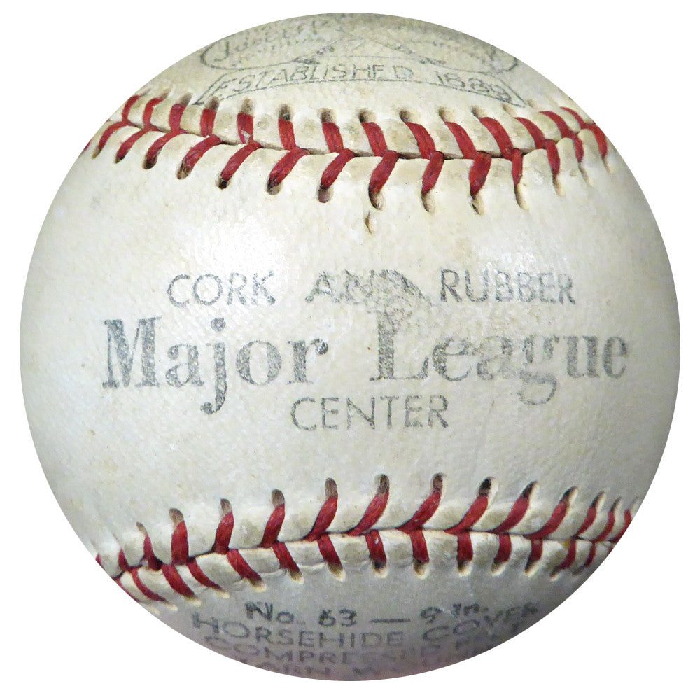 Hank Aaron Autographed Baseball Atlanta Braves Vintage Signature Beckett BAS #A04762