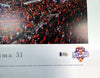 Deshaun Watson Autographed 13x40 Panoramic Photo Clemson Tigers Beckett BAS Stock #113723