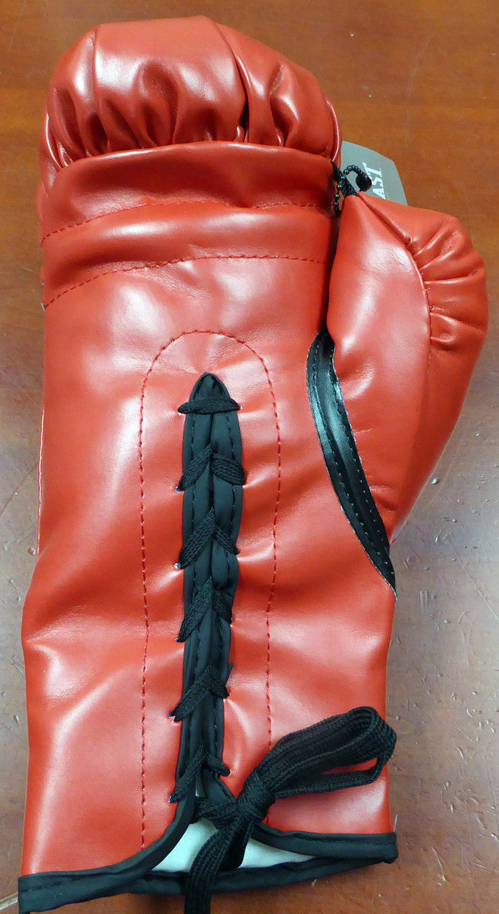 Floyd Mayweather Jr. Autographed Red Everlast Boxing Glove RH Beckett BAS Stock #121800