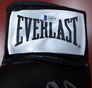 Floyd Mayweather Jr. Autographed Black Everlast Boxing Glove LH Beckett BAS Stock #121798