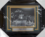 Downtown Fred Brown Autographed Framed 8x10 Photo Seattle Sonics MCS Holo Stock #123676