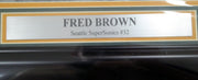 Downtown Fred Brown Autographed Framed 8x10 Photo Seattle Sonics MCS Holo Stock #123676