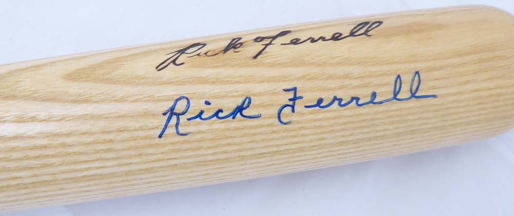 Rick Ferrell Autographed Louisville Slugger Bat Boston Red Sox Beckett BAS #H11614