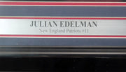 Julian Edelman Autographed Framed 16x20 Photo New England Patriots Beckett BAS Stock #151425