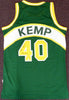 Seattle Sonics Shawn Kemp Autographed Green Adidas Hardwood Classics Jersey "Reign Man" MCS Holo Stock #125205