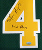 Seattle Sonics Shawn Kemp Autographed Green Adidas Hardwood Classics Jersey "Reign Man" MCS Holo Stock #125205