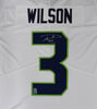 Seattle Seahawks Russell Wilson Autographed White Nike Twill Jersey Size XL RW Holo Stock #159118