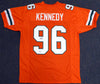 Miami Hurricanes Cortez Kennedy Autographed Orange Jersey Beckett BAS Stock #131530