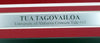 Alabama Crimson Tide Tua Tagovailoa Autographed Framed Red Jersey Beckett BAS Stock #162370
