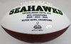 Shaquem Griffin Autographed Seattle Seahawks White Logo Football MCS Holo Stock #134392