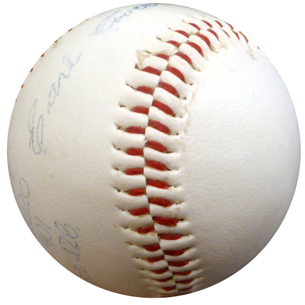 Earl Averill Autographed Seattle Mariners Logo Baseball Cleveland Indians Beckett BAS #A74700