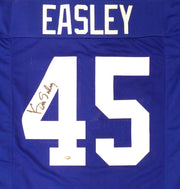 Seattle Seahawks Kenny Easley Autographed Framed Blue Jersey MCS Holo Stock #177855