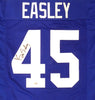 Seattle Seahawks Kenny Easley Autographed Framed Blue Jersey MCS Holo Stock #177855