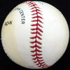 Don Mueller Autographed Official NL Baseball New York Giants "Full Name "Mandrake the Magician" NY Giants 1948-57 L.T. .296" Beckett BAS #S78460