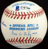 John Hagelin Autographed Official AL Baseball Presidential Candidate Beckett BAS #S78780