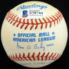 Al Milnar Autographed Official AL Baseball Cleveland Indians "Cleveland Indians 1936-38-46" Beckett BAS #S78744