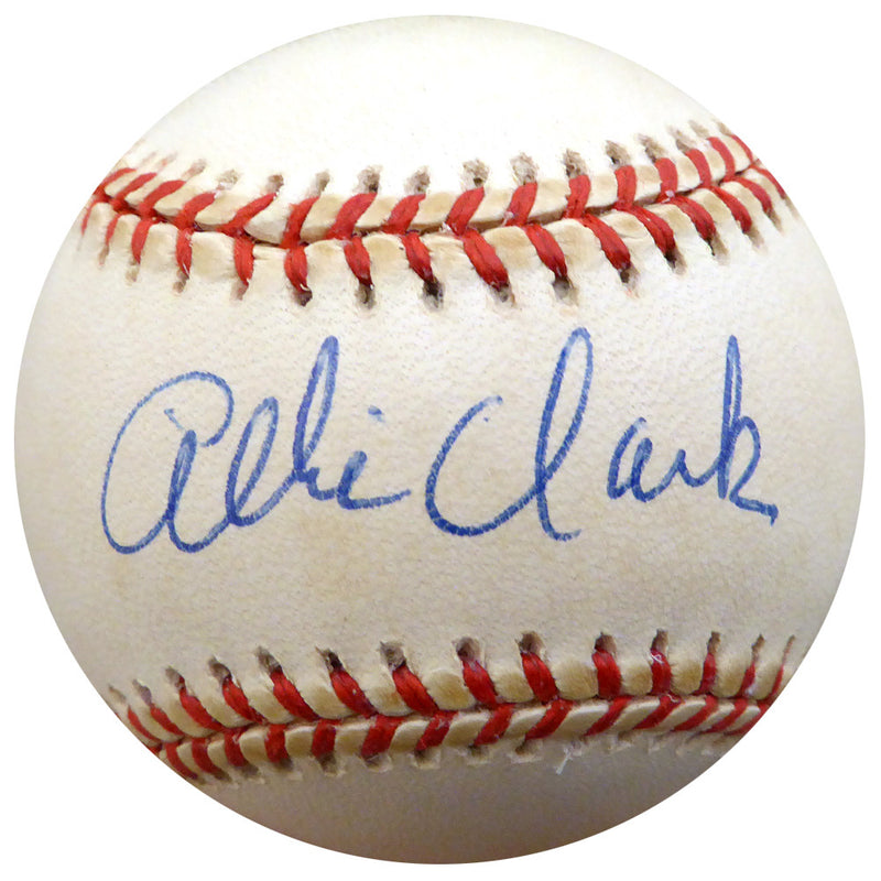 Allie Clark Autographed Official AL Baseball New York Yankees Beckett BAS #F26429