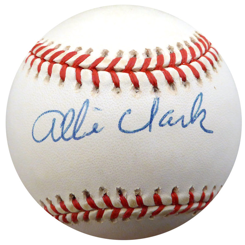 Allie Clark Autographed Official AL Baseball New York Yankees Beckett BAS #F26433