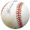 Herman Franks Autographed Official NL Baseball Brooklyn Dodgers Beckett BAS #F26556