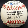 Dick "Leif" Errickson Autographed Official NL Baseball Chicago Cubs, Boston Braves Beckett BAS #F26728