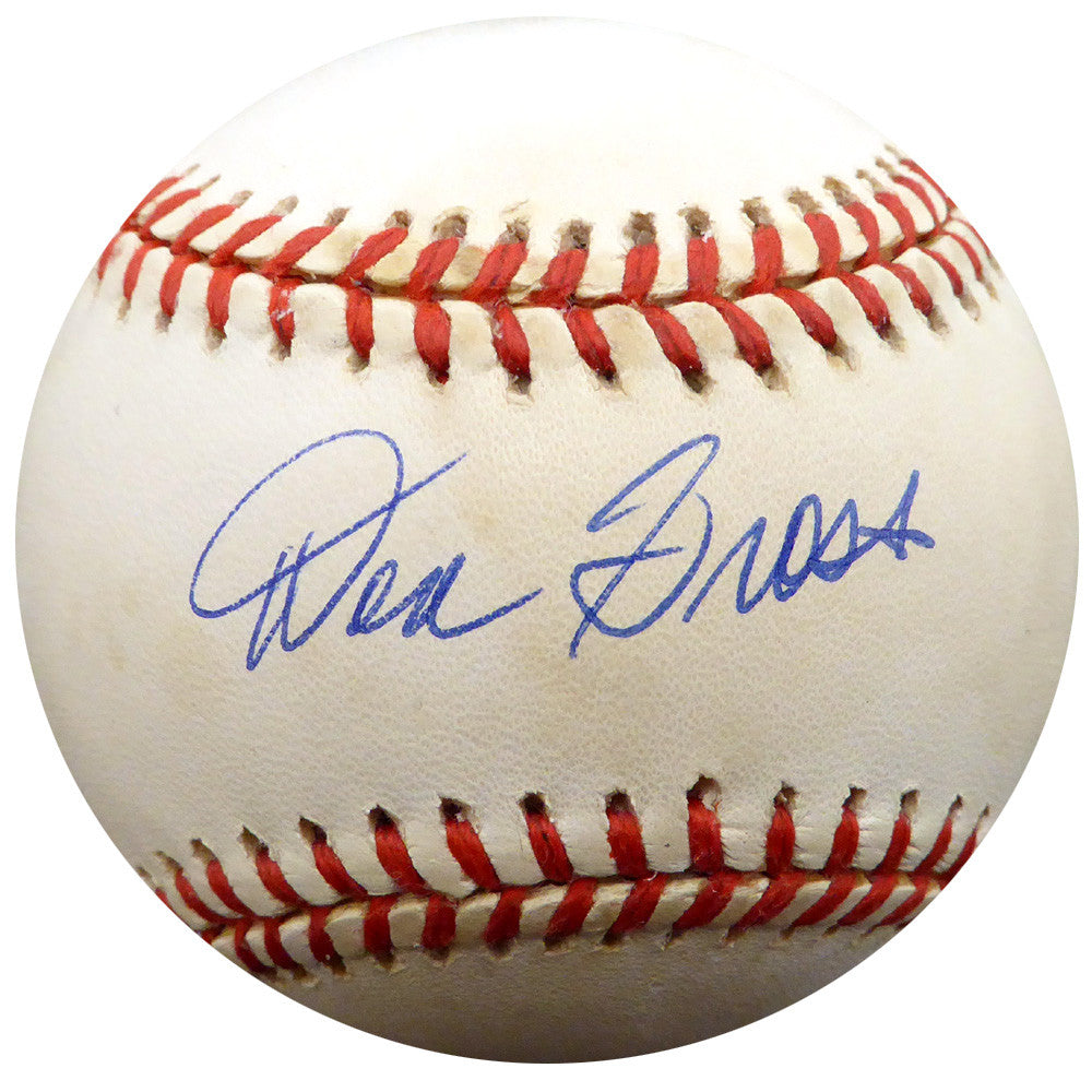 Don Gross Autographed Official NL Baseball Cincinnati Reds, Pittsburgh Pirates Beckett BAS #F26824