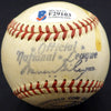 Luke Hamlin Autographed Official Warren Giles NL Baseball Brooklyn Dodgers, Detroit Tigers Beckett BAS #F29103