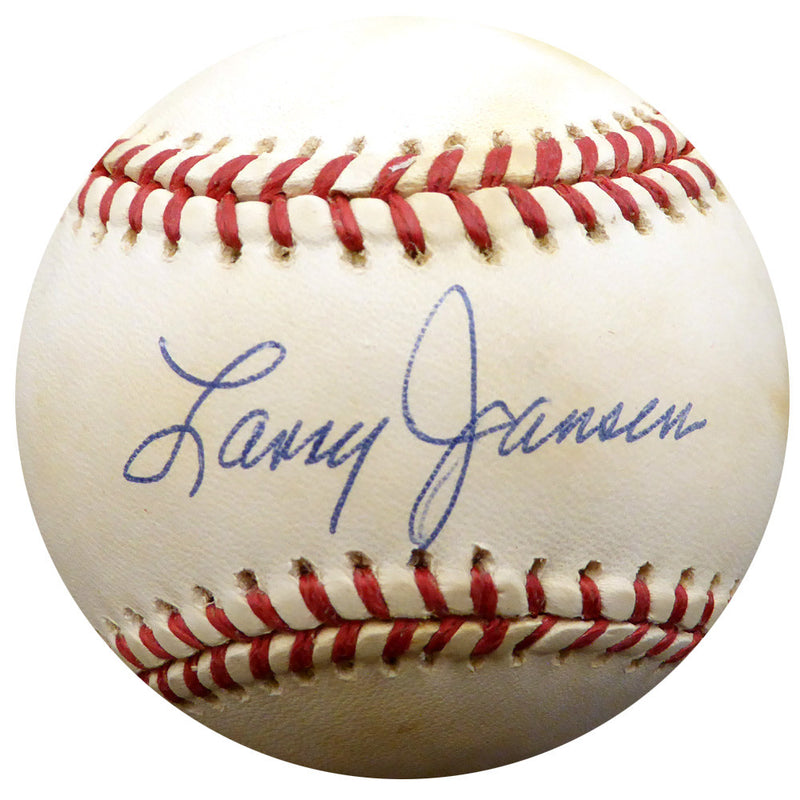 Larry Jansen Autographed Official NL Baseball New York Giants Beckett BAS #F29224