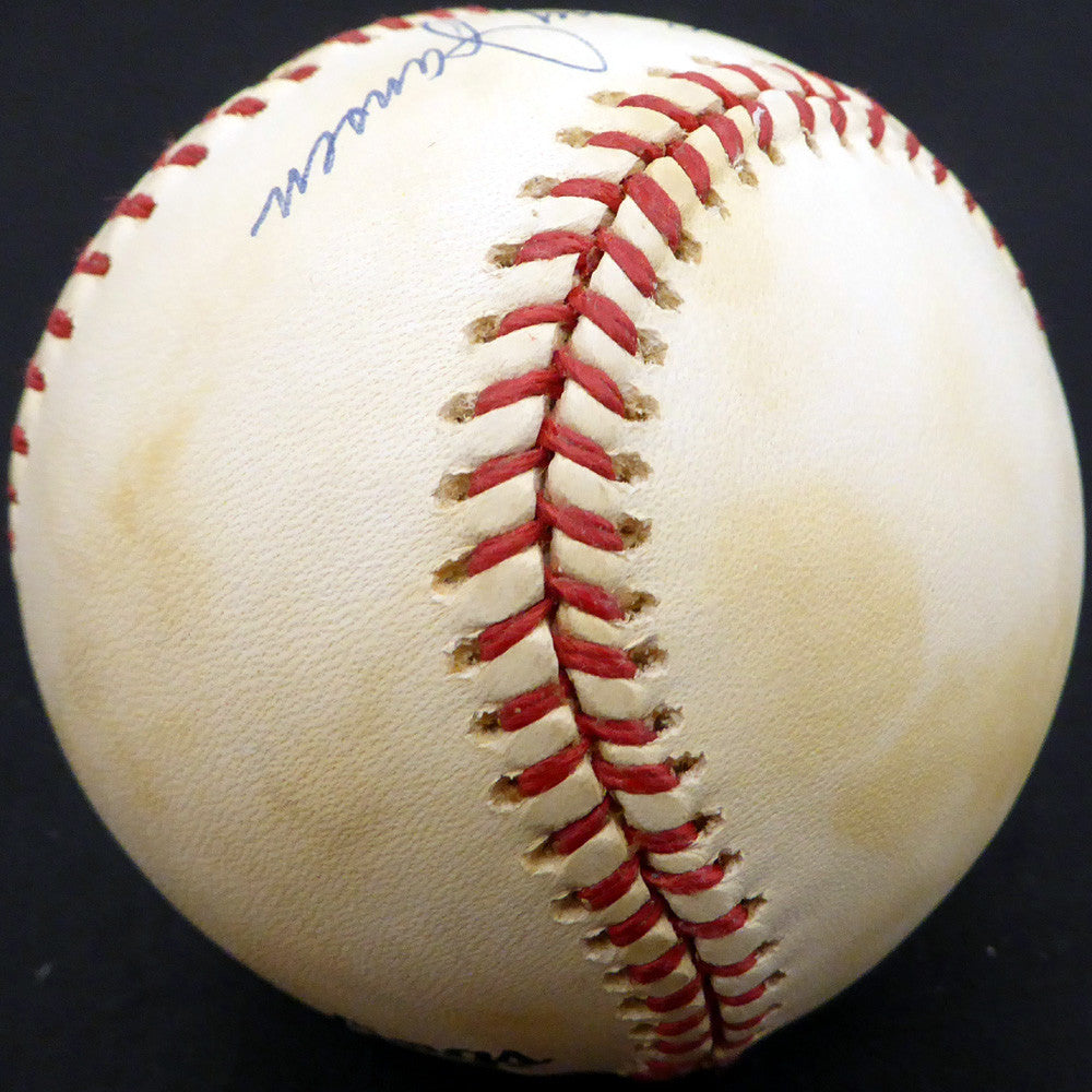 Larry Jansen Autographed Official NL Baseball New York Giants Beckett BAS #F29224