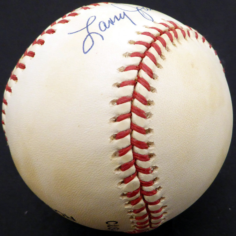 Larry Jansen Autographed Official NL Baseball New York Giants Beckett BAS #F29224