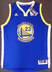 Draymond Green Unsigned Golden State Warriors Blue Adidas Swingman Jersey Size XL Stock #177424