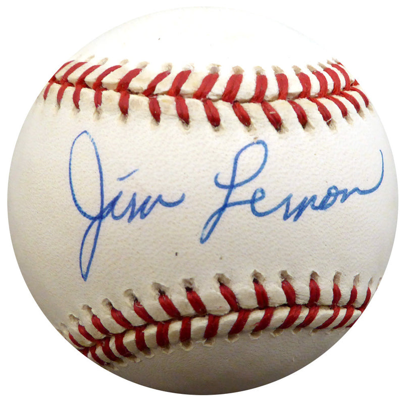 Jim Lemon Autographed Official AL Baseball Cleveland Indians, Washington Senators Beckett BAS #F29483
