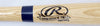 Frank Thomas Autographed Blonde Rawlings Big Stick Bat Chicago White Sox Signed In Blue Beckett BAS Stock #177488