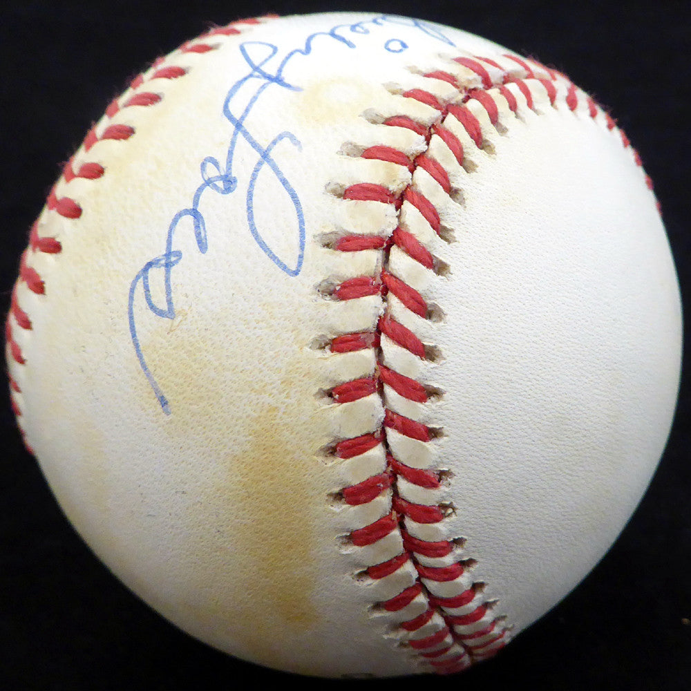Billy Loes Autographed Official NL Baseball Brooklyn Dodgers Beckett BAS #E48303