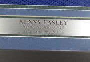 Seattle Seahawks Kenny Easley Autographed Framed Blue Jersey MCS Holo Stock #177855