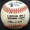Frenchy Bordagaray Autographed Official NL Baseball Brooklyn Dodgers Beckett BAS #E48041