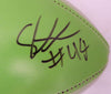 Shaquem & Shaquill Griffin Autographed Seattle Seahawks Green Logo Football MCS Holo Stock #178326