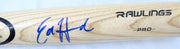 Ed Howard Autographed Blonde Rawlings Baseball Bat Chicago Cubs Beckett BAS Stock #179022