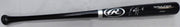 Ed Howard Autographed Black Rawlings Baseball Bat Chicago Cubs In Silver Beckett BAS Stock #179025