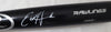 Ed Howard Autographed Black Rawlings Baseball Bat Chicago Cubs In White Beckett BAS Stock #179026