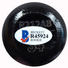 Ed Howard Autographed Black Rawlings Baseball Bat Chicago Cubs In White Beckett BAS Stock #179026