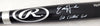 Ed Howard Autographed Black Rawlings Baseball Bat Chicago Cubs "Go Cubs Go" Beckett BAS Stock #179028