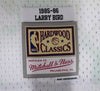 Boston Celtics Larry Bird Autographed Authentic Cloudy Skies Mitchell & Ness Jersey Beckett BAS #WA54260