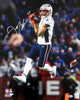 Julian Edelman Autographed Framed 16x20 Photo New England Patriots Beckett BAS Stock #151425