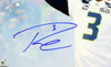 Russell Wilson Autographed 16x20 Photo Seattle Seahawks Super Bowl Trophy RW Holo Stock #95144