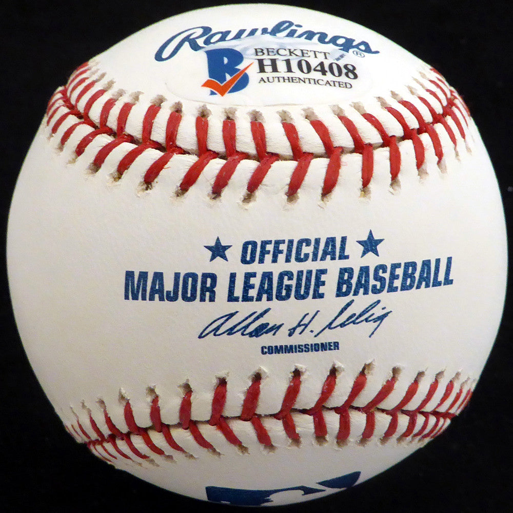 Alex Liddi Autographed Official MLB Baseball Seattle Mariners, Team Italy Beckett BAS #H10408