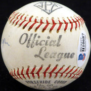 Al Schacht Autographed Official League Baseball Clown Prince Of Baseball Beckett BAS #H10687