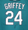 Seattle Mariners Ken Griffey Jr. Autographed Teal Nike Jersey Size XL Beckett BAS & MCS Holo Stock #185663