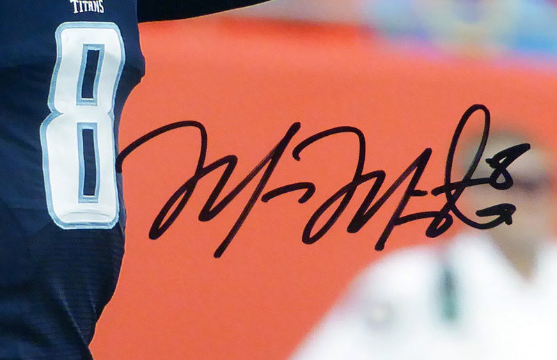 Marcus Mariota Autographed 16x20 Photo Tennessee Titans MM Holo Stock #94940